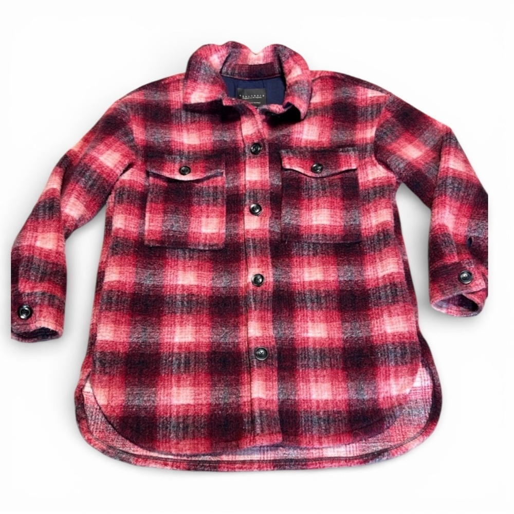 Sanctuary Town Jacket Woodland Plaid Women’s Small - Picture 3 of 16